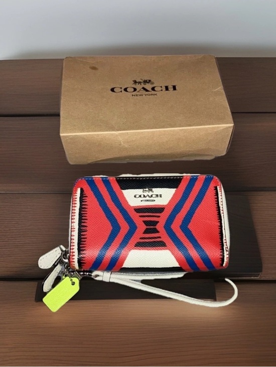 Coach Handbags - Coach x Coachella Fire Dancer Double Zip Wallet, 2015 Limited Edition